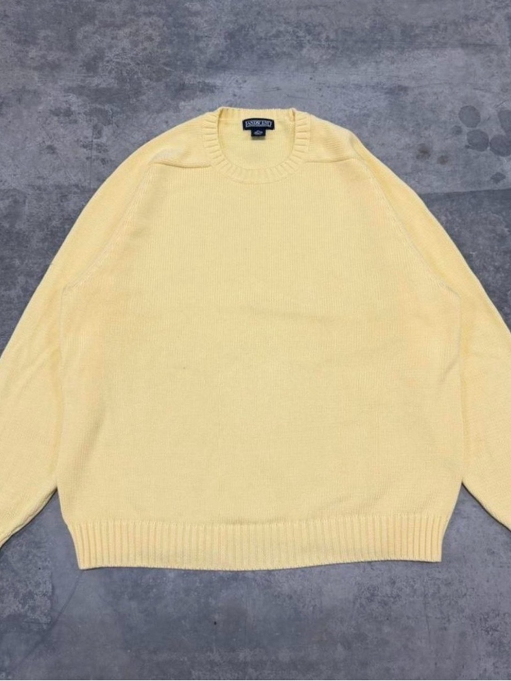 Vintage 2000s Style Sweater in Butter Yellow